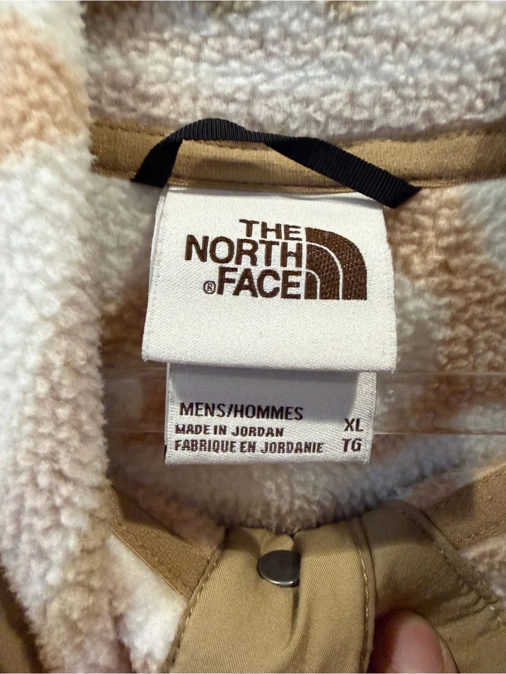 The North Face Men's Campshire Gardenia Fleece Half Snap Pullover Hood XL